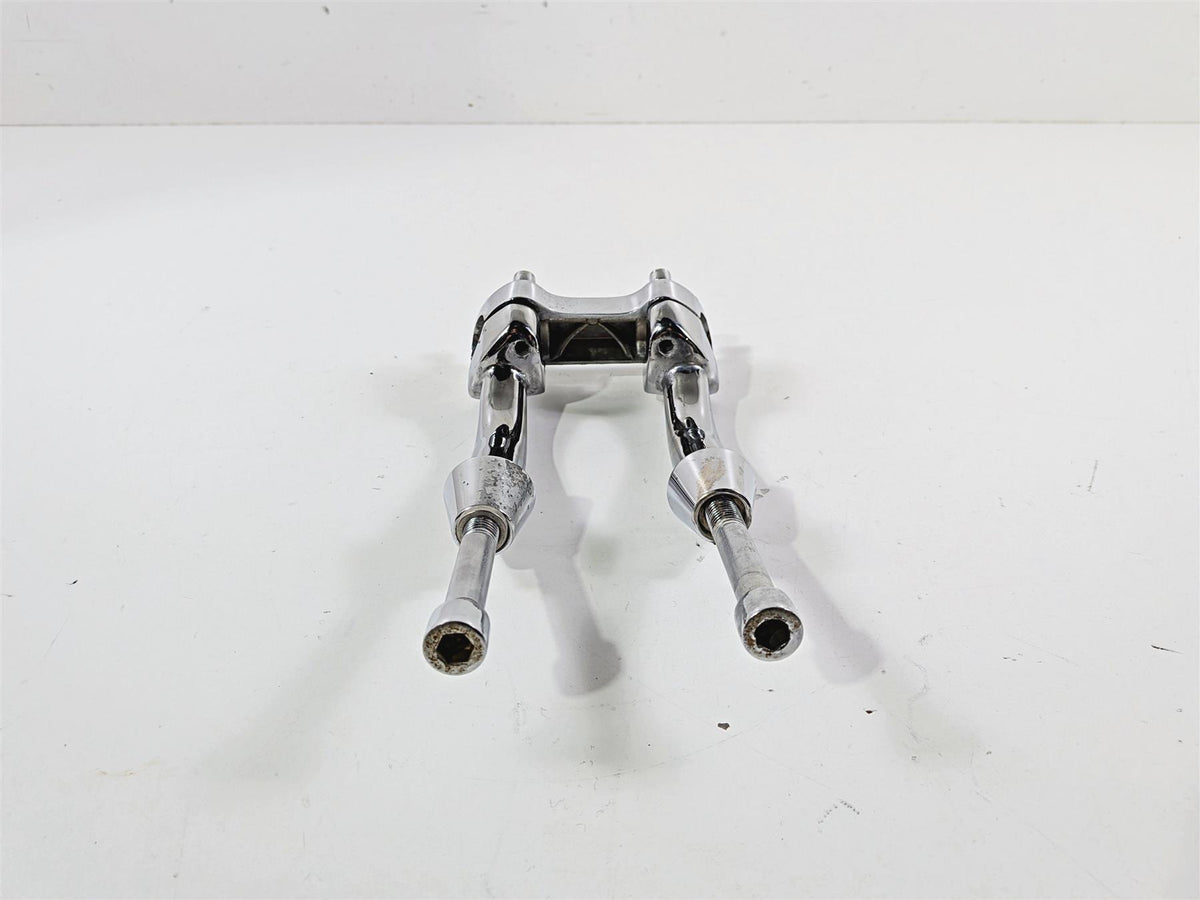 1995 Harley XL883 Sportster Hugger Handlebar Chrome Riser 5" tall 2" Pullback {{ shop.shopifyCountryName }} - Mototech271