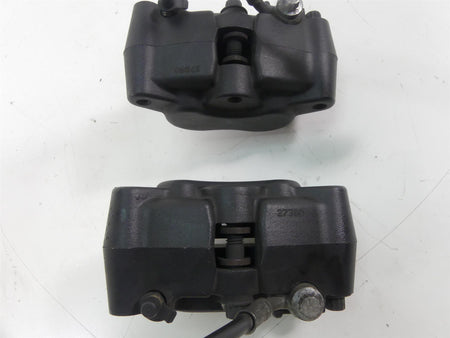 2009 Harley FXDF Dyna Fat Bob Front Brake Caliper Set + Lines 44046-08 44487-08 {{ shop.shopifyCountryName }} - Mototech271