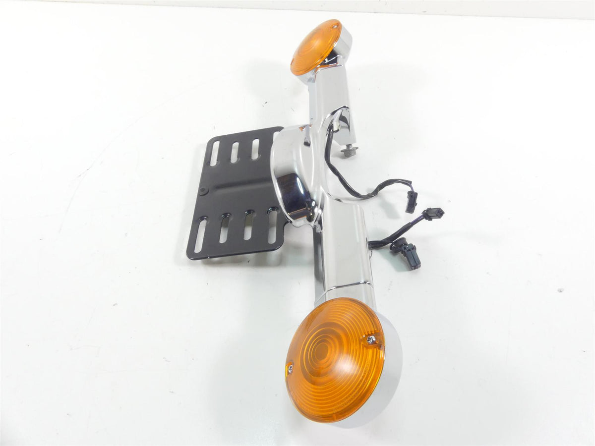 2016 Harley Touring FLHR Road King Rear Chrome Blinker Turn Signal Bar 68742-09 {{ shop.shopifyCountryName }} - Mototech271