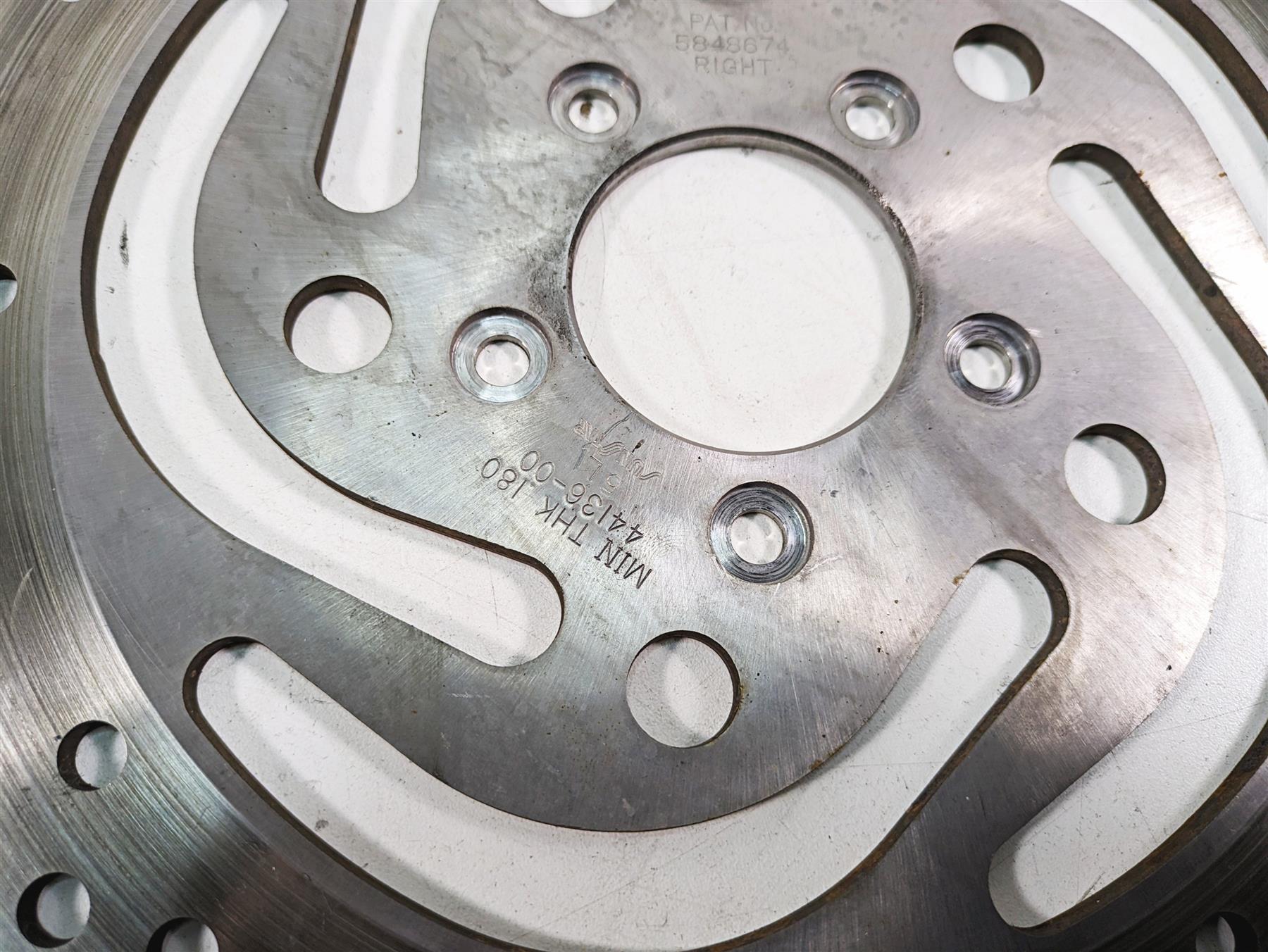 2006 Harley Touring FLHTCUI Electra Glide Front Brake Disc Rotor Set 44156-00 {{ shop.shopifyCountryName }} - Mototech271