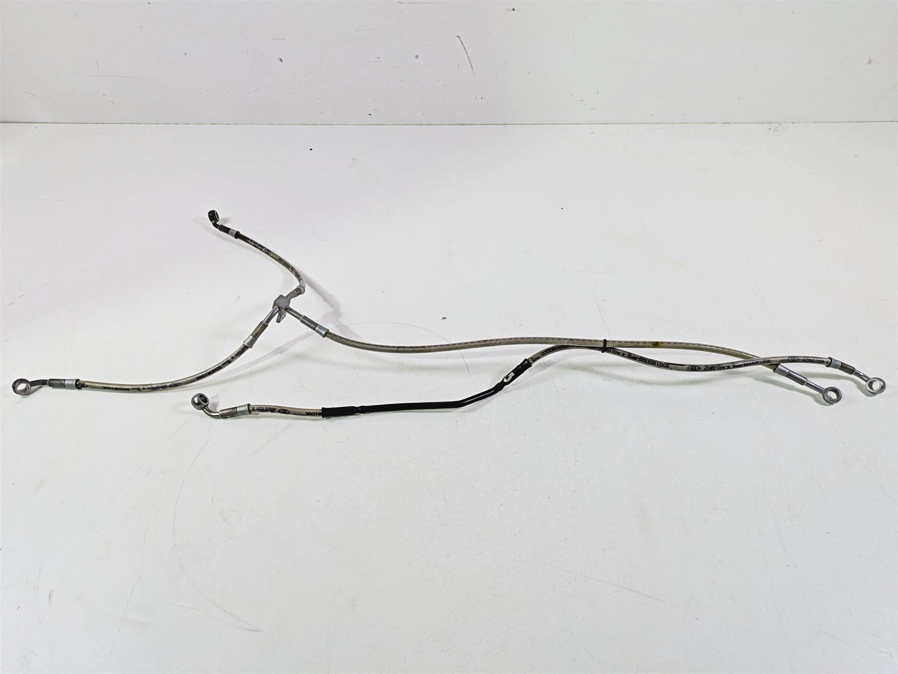 2017 BMW R1200 GS K50 Front Abs Brake Line Set 34328526552 34328526553