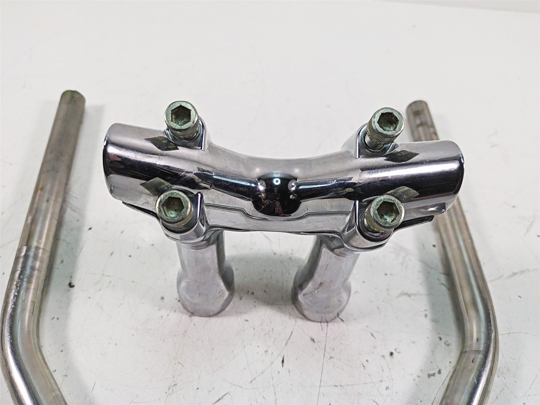2009 Harley FXCWC Softail Rocker C Handlebars & Riser Set 56103-08 55992-08 {{ shop.shopifyCountryName }} - Mototech271