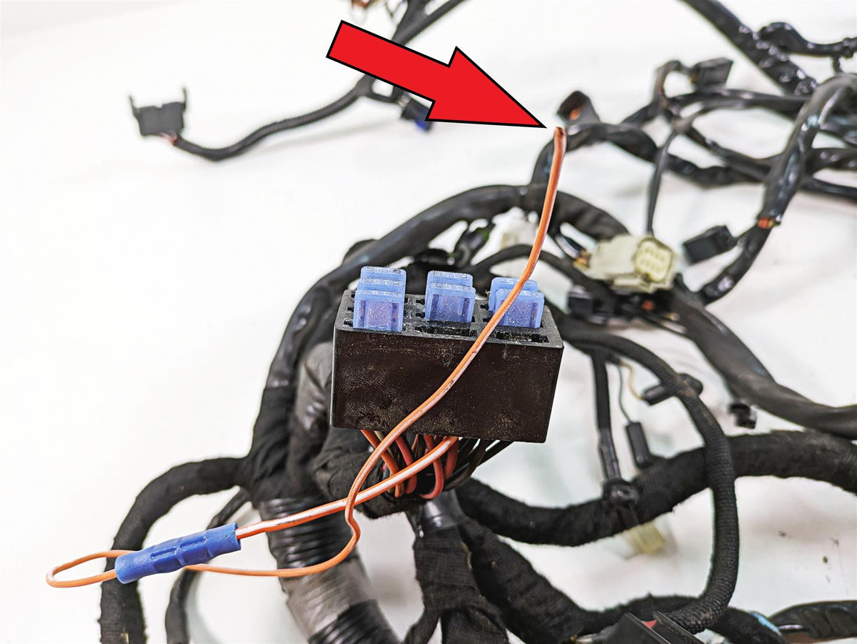 2009 Harley Dyna FXDFSE CVO Fat Bob Main Wiring Harness Loom - Read 70184-09 {{ shop.shopifyCountryName }} - Mototech271
