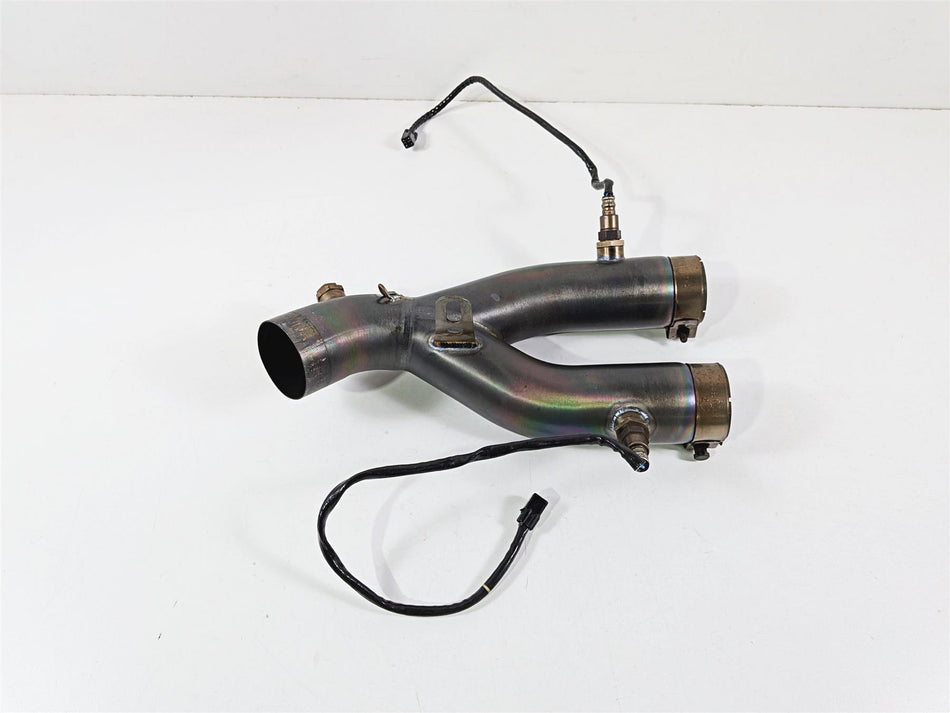 2016 Yamaha YZF R1 RN32 Titanium Aftermarket Y-Pipe Mid Section - READ {{ shop.shopifyCountryName }} - Mototech271