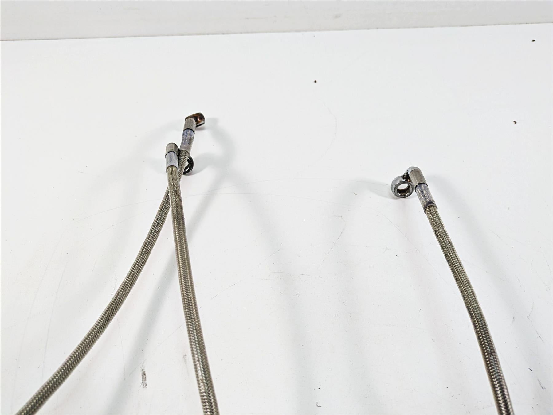 2006 Harley Touring FLHXI Street Glide 16 1/2" Ape Hanger Front Brake Line Set {{ shop.shopifyCountryName }} - Mototech271