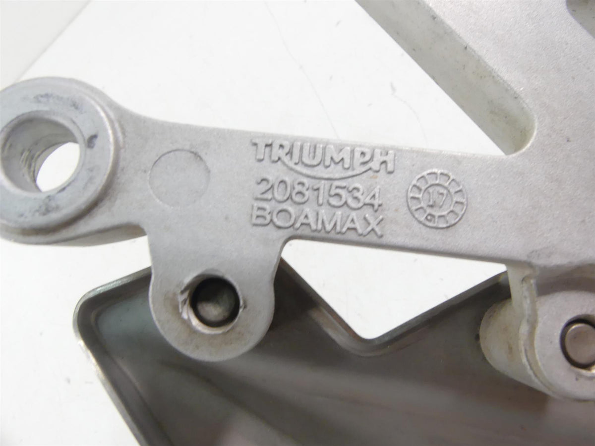 2019 Triumph Street Triple 765R Left Rider Footpeg Foot Rest T2081534 {{ shop.shopifyCountryName }} - Mototech271