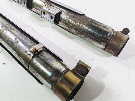 2009 Harley FXCWC Softail Rocker Vance Hines Straightshot Exhaust Mufflers 16831 {{ shop.shopifyCountryName }} - Mototech271