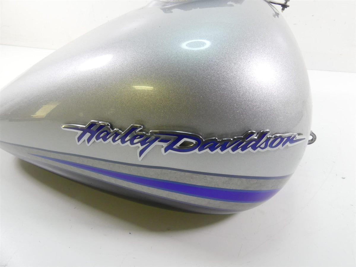 2009 Harley FLHTCU SE4 CVO E-Glide Nice Fuel Gas Tank Stardust Silver 61356-08 {{ shop.shopifyCountryName }} - Mototech271