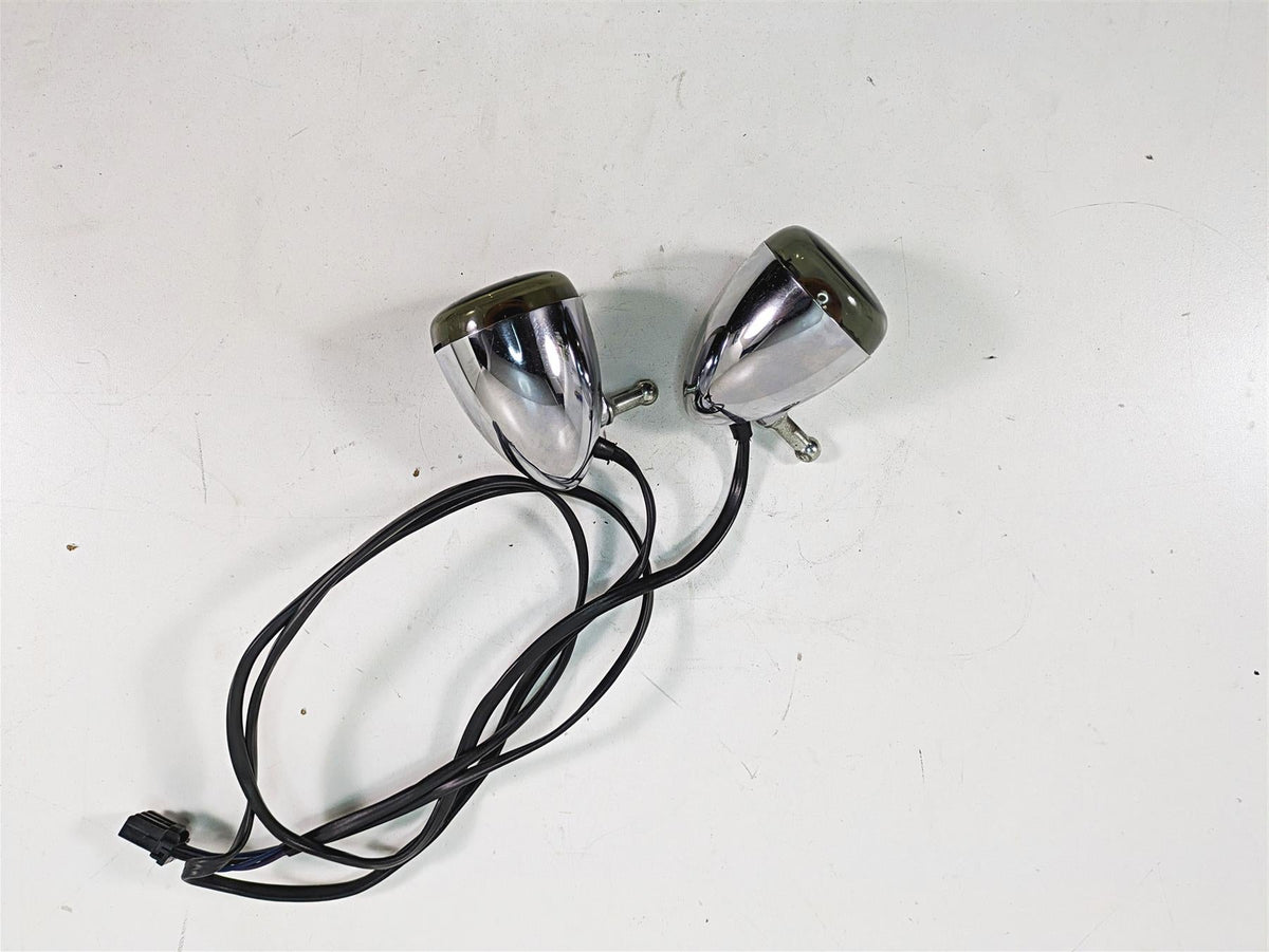 2006 Harley Sportster XL1200 Front Smoked Turn Signal Blinker Set 68972-00 {{ shop.shopifyCountryName }} - Mototech271