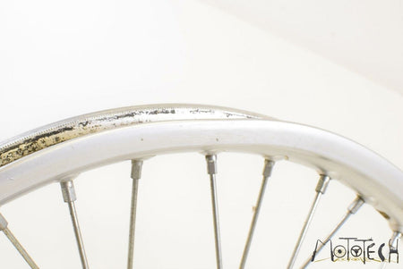1989 Honda CR250R CR250 R Front Wheel Rim 21x1.6 DENTED 446A5-KZ4-000 {{ shop.shopifyCountryName }} - Mototech271