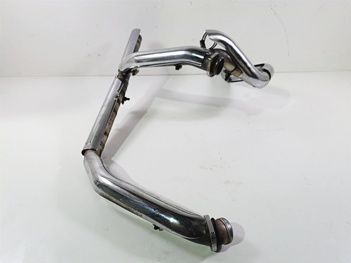 2005 Harley Touring FLHRI Road King Exhaust Pipe Headers CRACK 65621-99 65626-98 {{ shop.shopifyCountryName }} - Mototech271