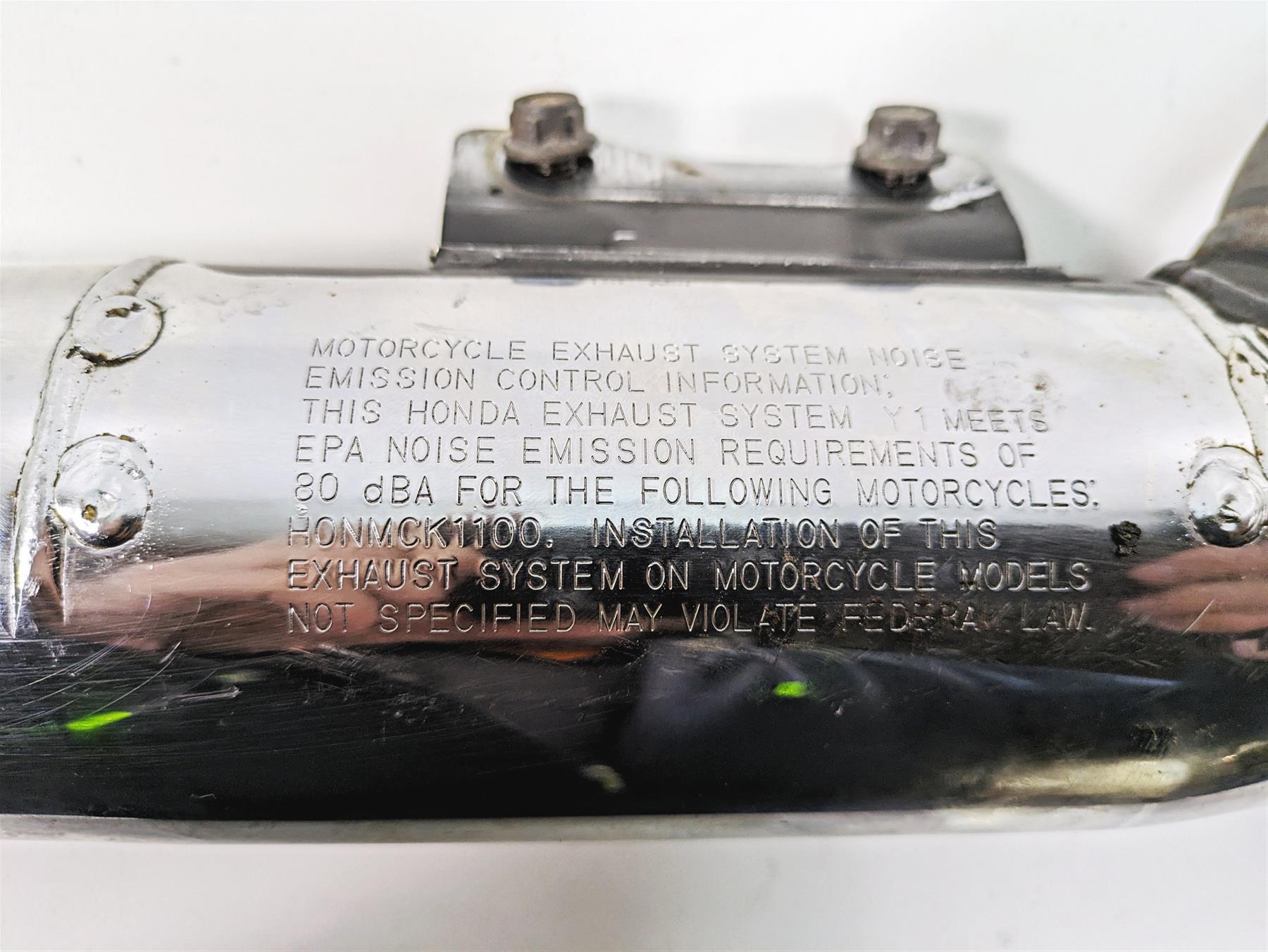 2006 Honda VT1100 C2 Shadow Sankei Upper Exhaust Pipe Muffler Pipe 18410-MCK-A01 {{ shop.shopifyCountryName }} - Mototech271