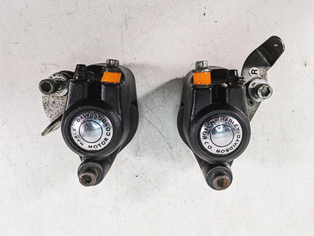 1999 Harley Touring FLHTC Electra Glide Front Brake Calipers 44046-84 44023-83 {{ shop.shopifyCountryName }} - Mototech271