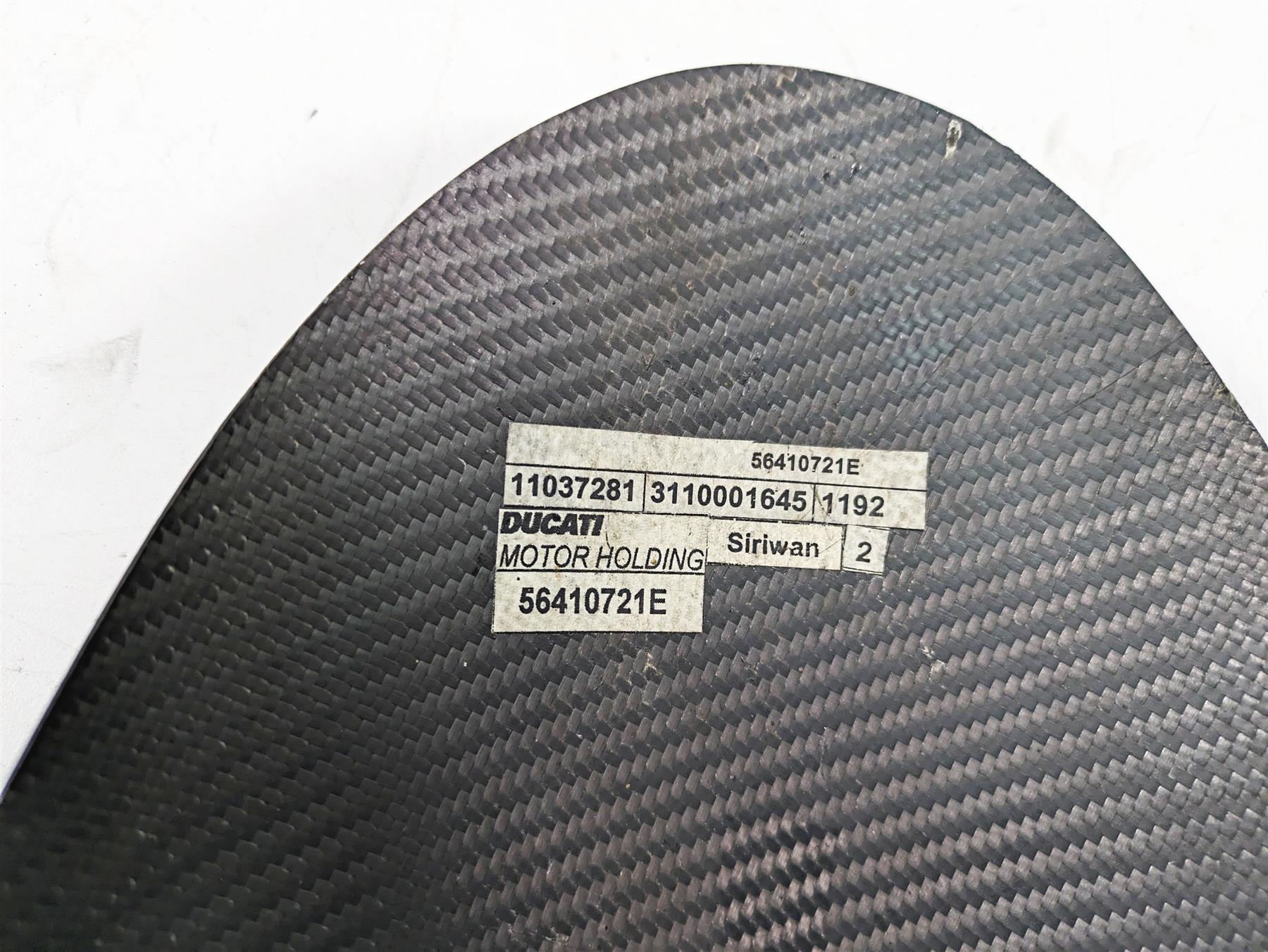2011 Ducati Hypermotard 1100 Evo SP Front Lower Carbon Fiber Fender 56410721E {{ shop.shopifyCountryName }} - Mototech271