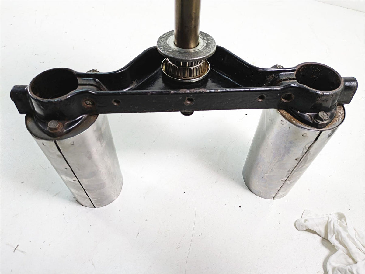 2005 Harley Touring FLHTCUI Electra Glide Upper Lower Triple Tree Set 45446-87A {{ shop.shopifyCountryName }} - Mototech271