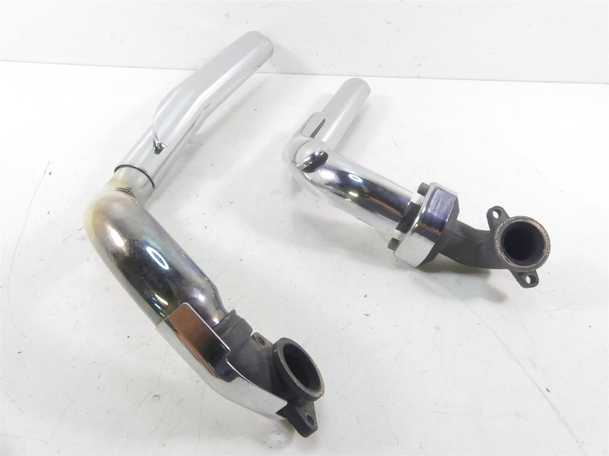 2002 Yamaha XVS1100 V-Star Oem Exhaust Pipe Header Manifold Set 5EL-14610-10-00 {{ shop.shopifyCountryName }} - Mototech271