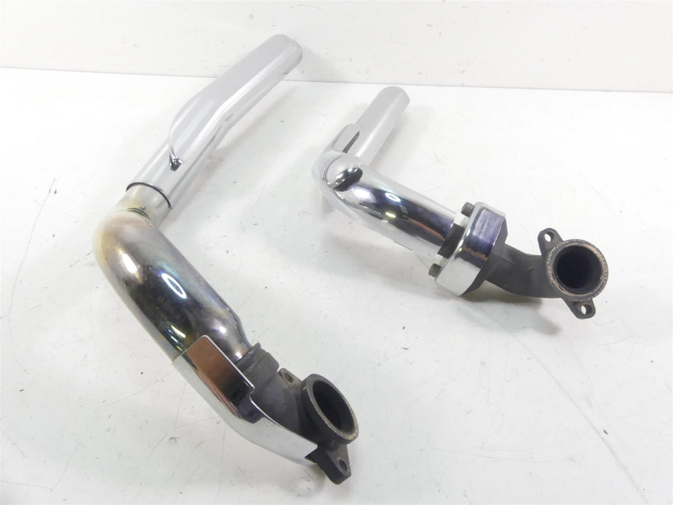 2002 Yamaha XVS1100 V-Star Oem Exhaust Pipe Header Manifold Set 5EL-14610-10-00 {{ shop.shopifyCountryName }} - Mototech271