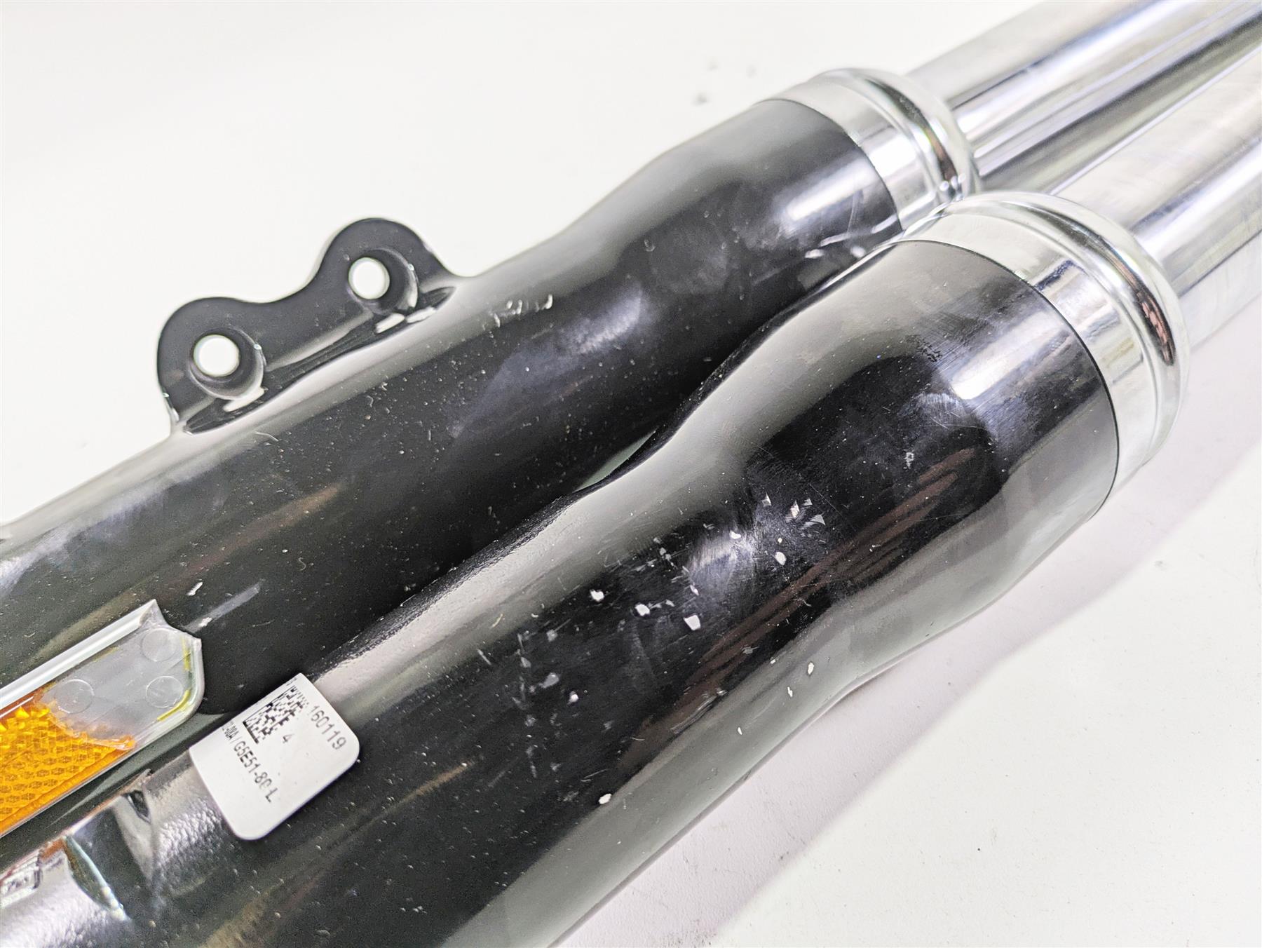 2016 Harley FXDF Dyna Fat Bob Straight Front Fork Leg 49mm 48623-08A 48622-08A {{ shop.shopifyCountryName }} - Mototech271