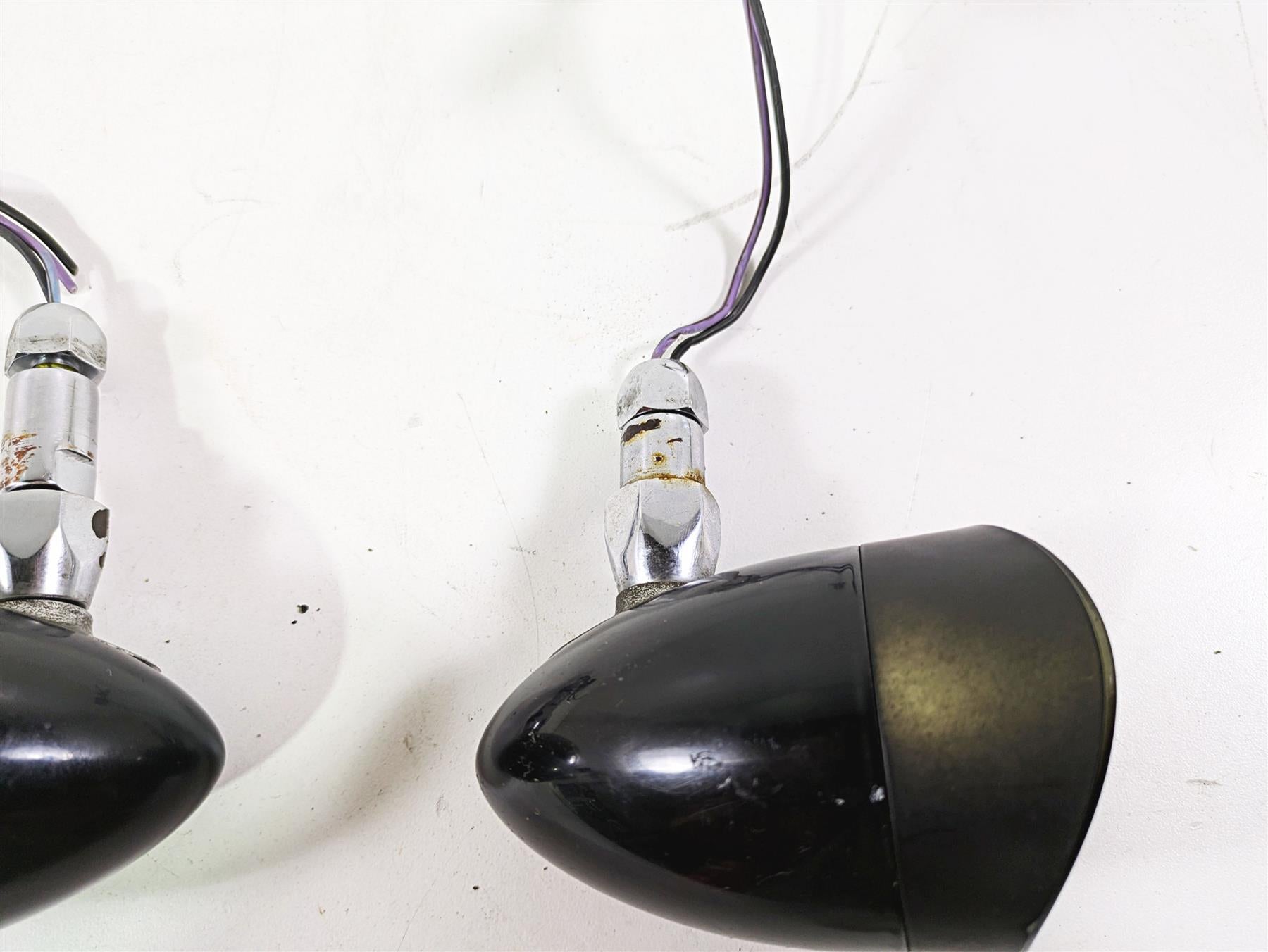 2008 Harley FLSTSB Cross Bones Rear Bullet Turn Signal Set - Read 69934-08 {{ shop.shopifyCountryName }} - Mototech271
