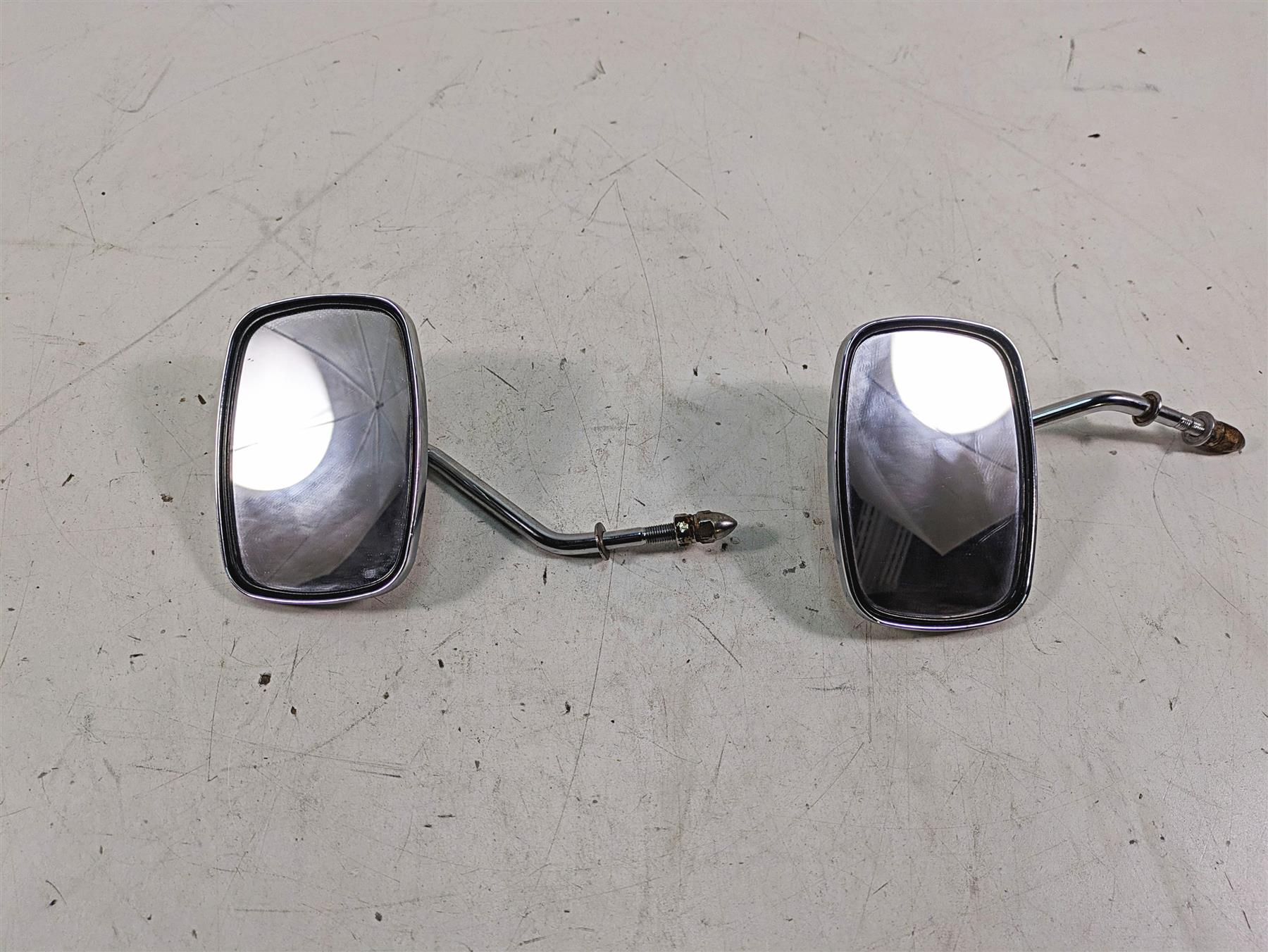 2007 Harley Sportster XL1200 C Rectangle Rear View Mirror Set 91846-03 91848-03 {{ shop.shopifyCountryName }} - Mototech271
