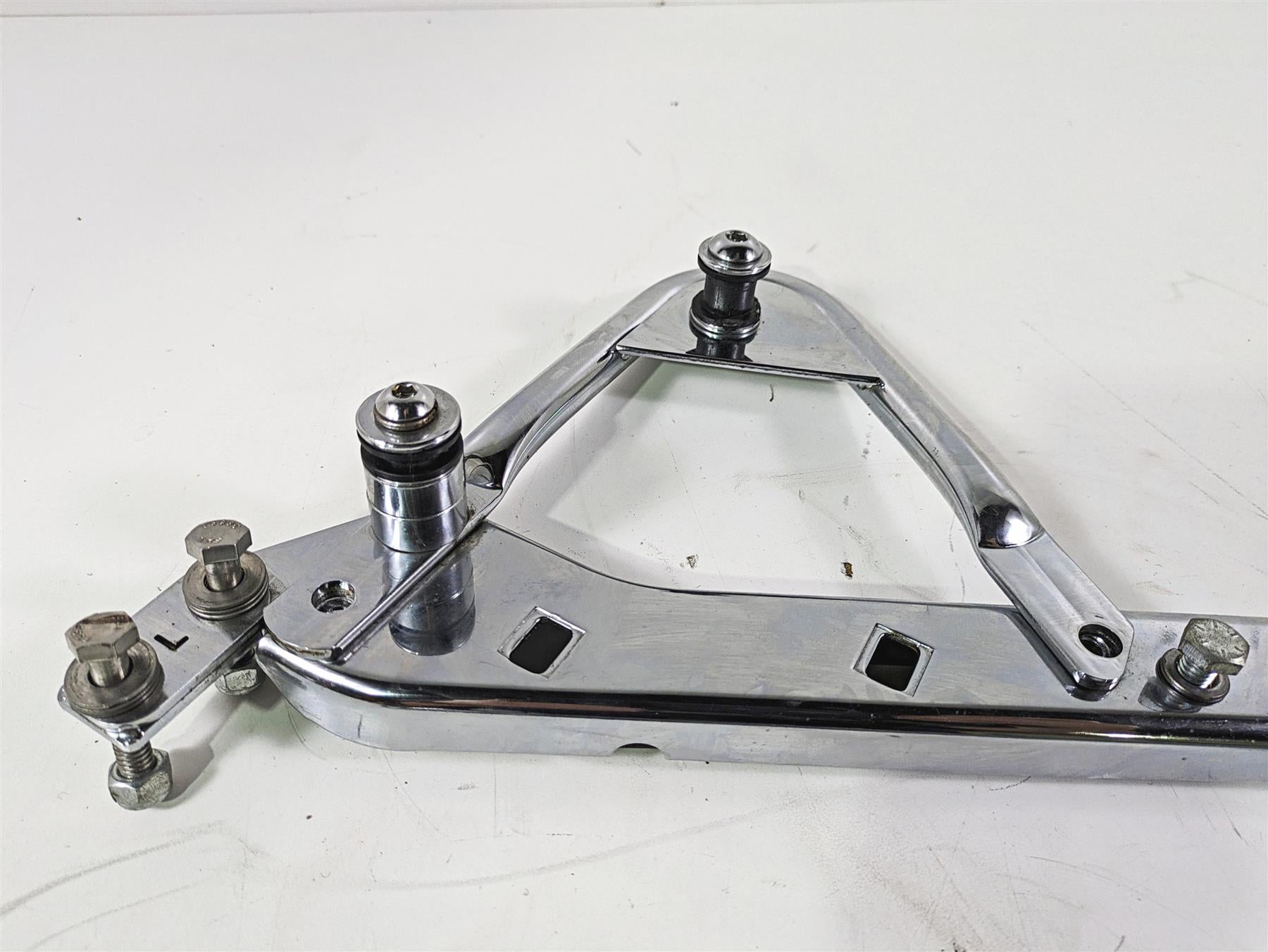 2008 Harley Touring FLHTCU E-Glide 105TH Rear Chrome Mount Rack Holder 90720-79C {{ shop.shopifyCountryName }} - Mototech271