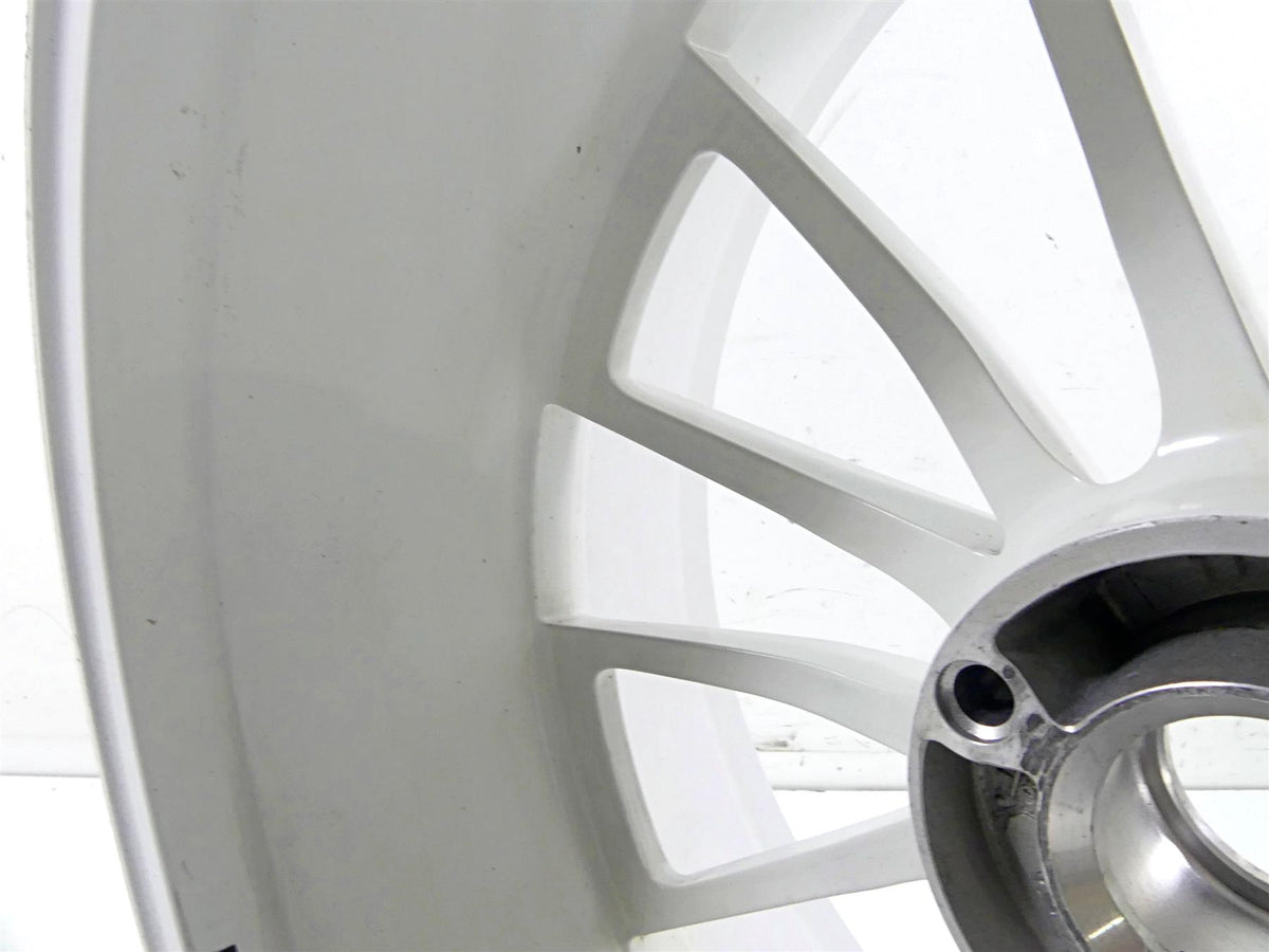 2013 Ducati Diavel Red Straight White Rear Wheel Rim 17x6 50211421A {{ shop.shopifyCountryName }} - Mototech271