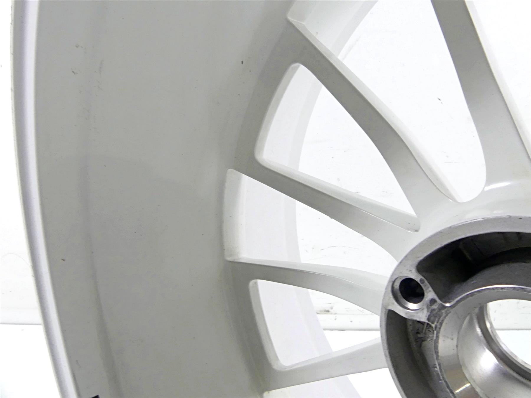 2013 Ducati Diavel Red Straight White Rear Wheel Rim 17x6 50211421A {{ shop.shopifyCountryName }} - Mototech271