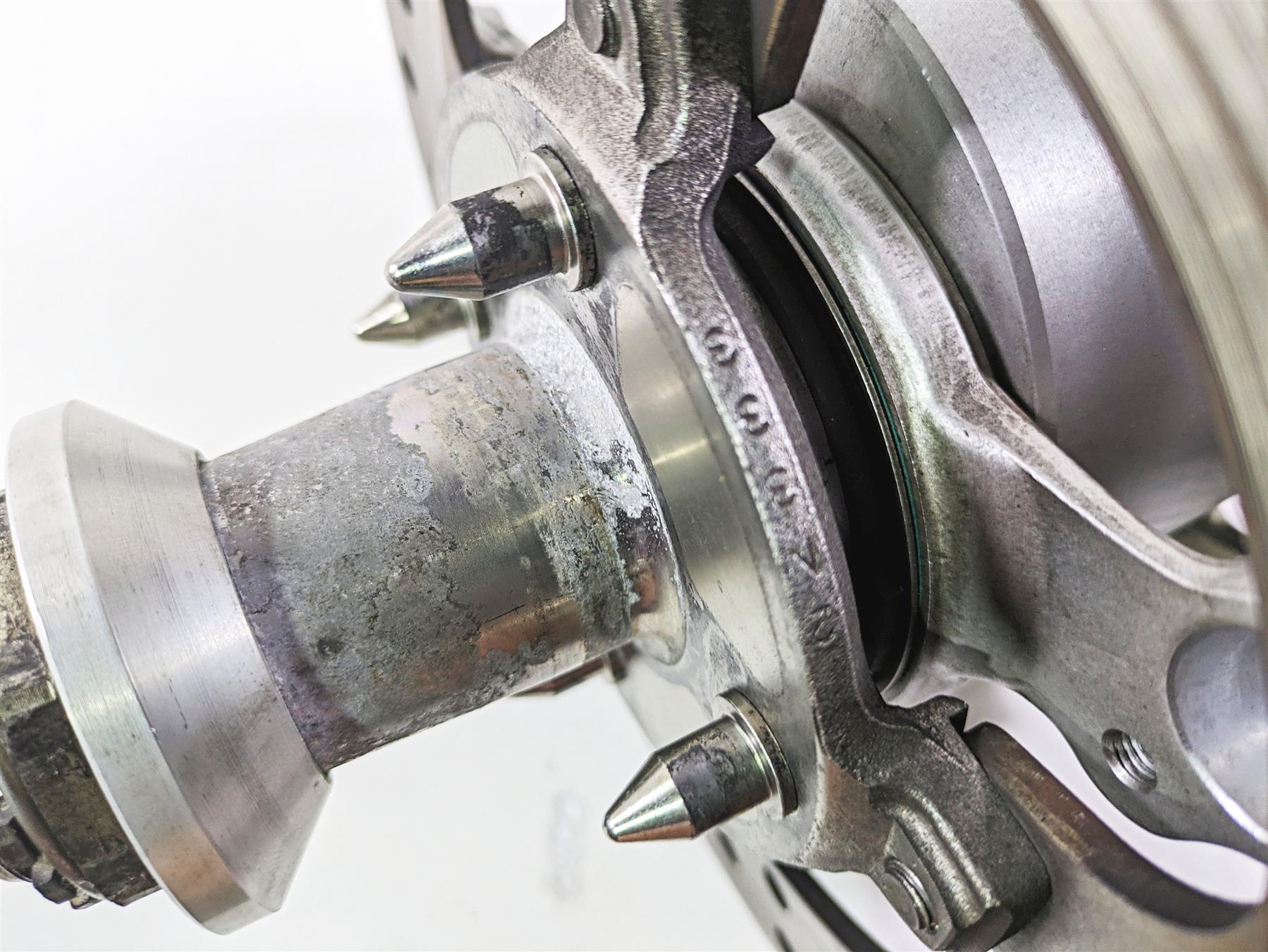 2009 Ducati Multistrada 1100 S Rear Axle Wheel Spindle Brake Disc Set 81920641A {{ shop.shopifyCountryName }} - Mototech271