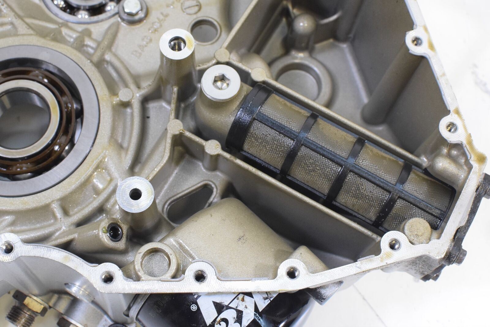 2012 Ducati 848 Evo Corse SE Engine Motor Crank Case Crankcase Set 22522501C {{ shop.shopifyCountryName }} - Mototech271