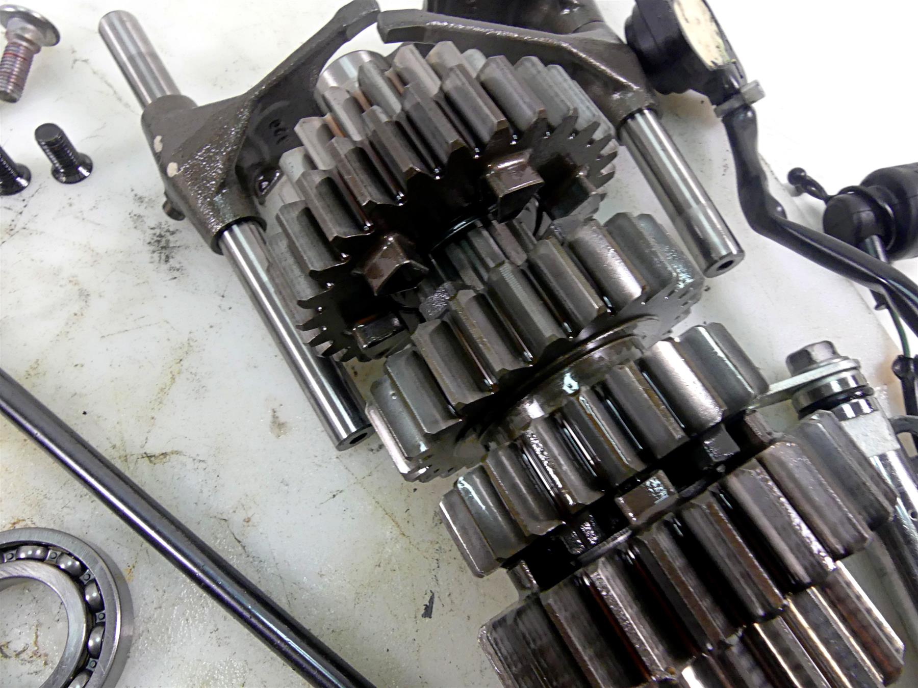 2012 Kawasaki ZX1400 ZX14R Ninja Transmission Gears Shaft Drum Set 13128-0677 {{ shop.shopifyCountryName }} - Mototech271