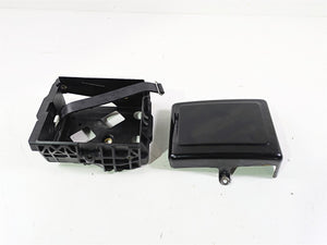 2015 Harley FXDF Dyna Fat Bob Right Battery Tray & Cover 66444-12DH 70379-06B