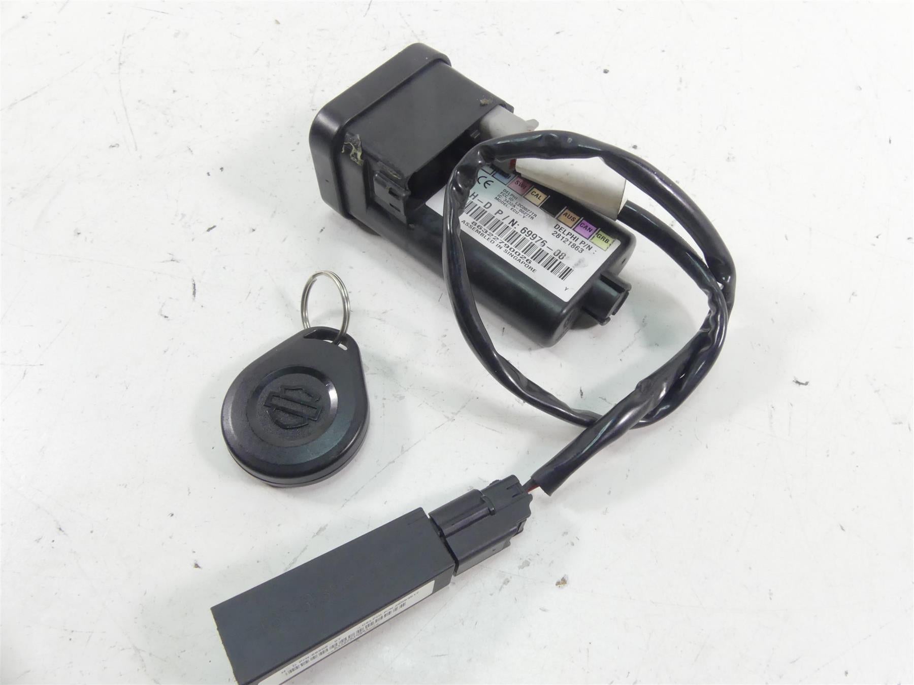2012 Harley VRSCF Muscle Rod Tssm Turn Signal Security Module + Fob Key 69976-08 {{ shop.shopifyCountryName }} - Mototech271