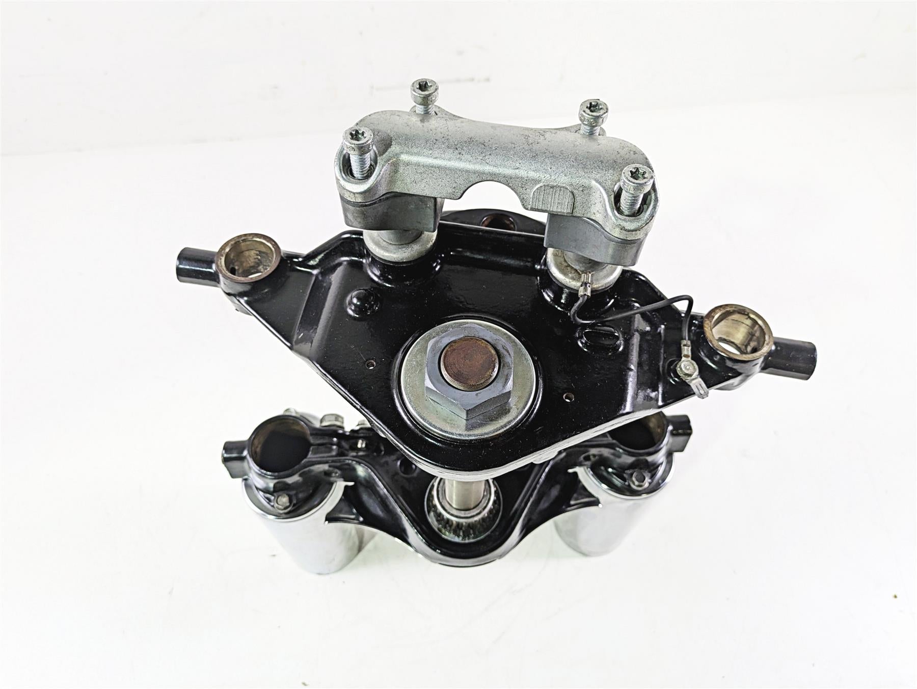 2011 Harley Touring FLHTCUSE CVO E-Glide Lower Upper Triple Tree Set 45446-09 {{ shop.shopifyCountryName }} - Mototech271