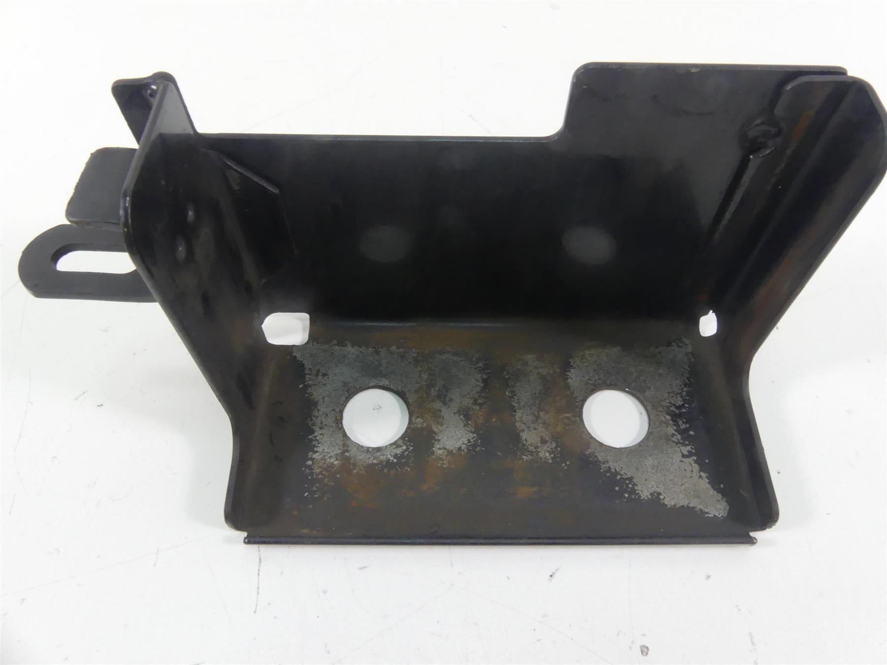 2005 Harley Dyna FXDLI Low Rider Battery Tray Holder Chrome Cover Lid 66375-97 {{ shop.shopifyCountryName }} - Mototech271