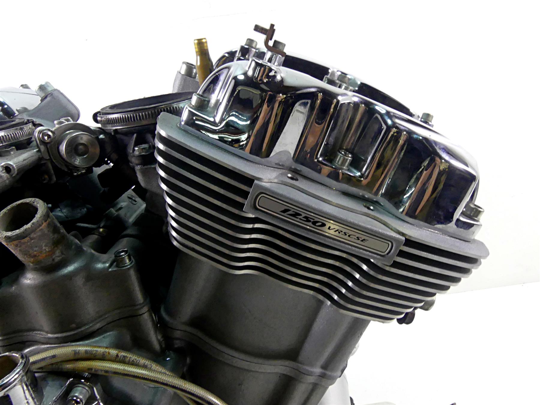 2005 Harley VRSCSE CVO V-Rod Running 1250cc Engine Motor 37k - Video 19541-05K {{ shop.shopifyCountryName }} - Mototech271