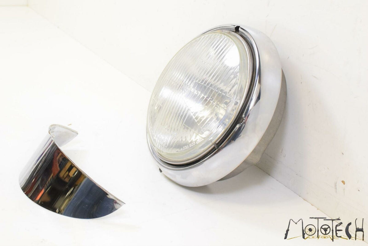 1997 Harley Touring FLHRI Road King Headlight Head Light CHROME Ring 67755-81A {{ shop.shopifyCountryName }} - Mototech271