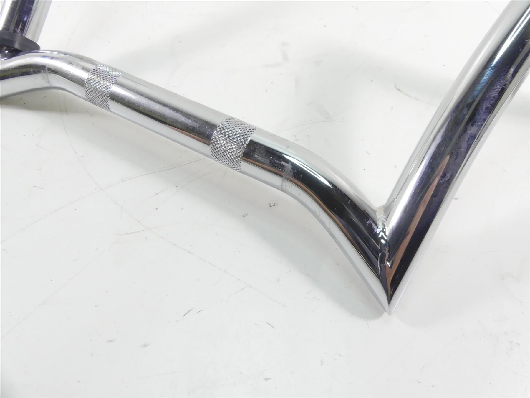 2003 Honda VTX1800R Aftermarket Handlebar Handle Z-Bar Chrome Steering {{ shop.shopifyCountryName }} - Mototech271