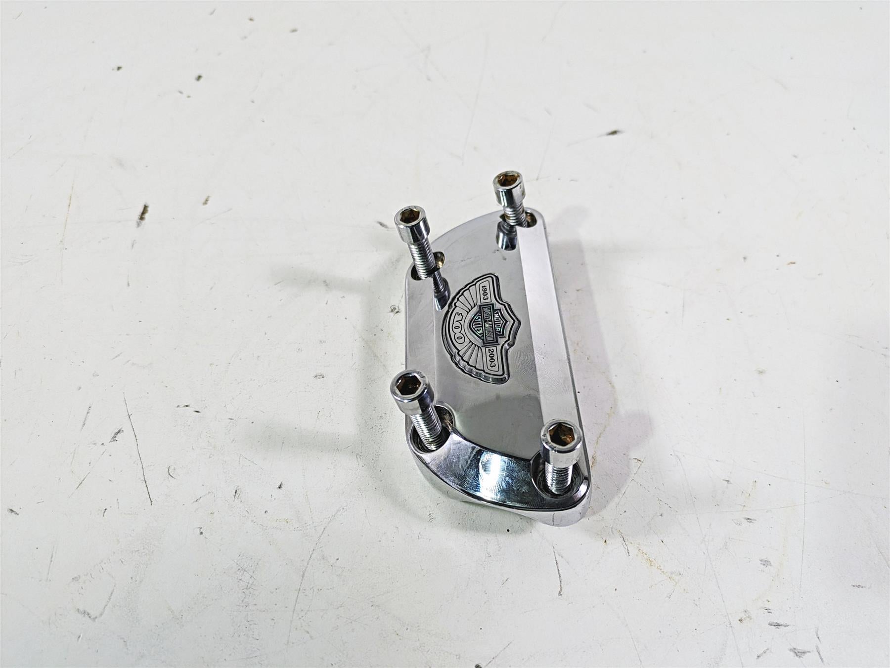 2003 Harley Dyna FXDL Low Rider 100TH Upper Handlebar Riser Clamp 56000-03 {{ shop.shopifyCountryName }} - Mototech271