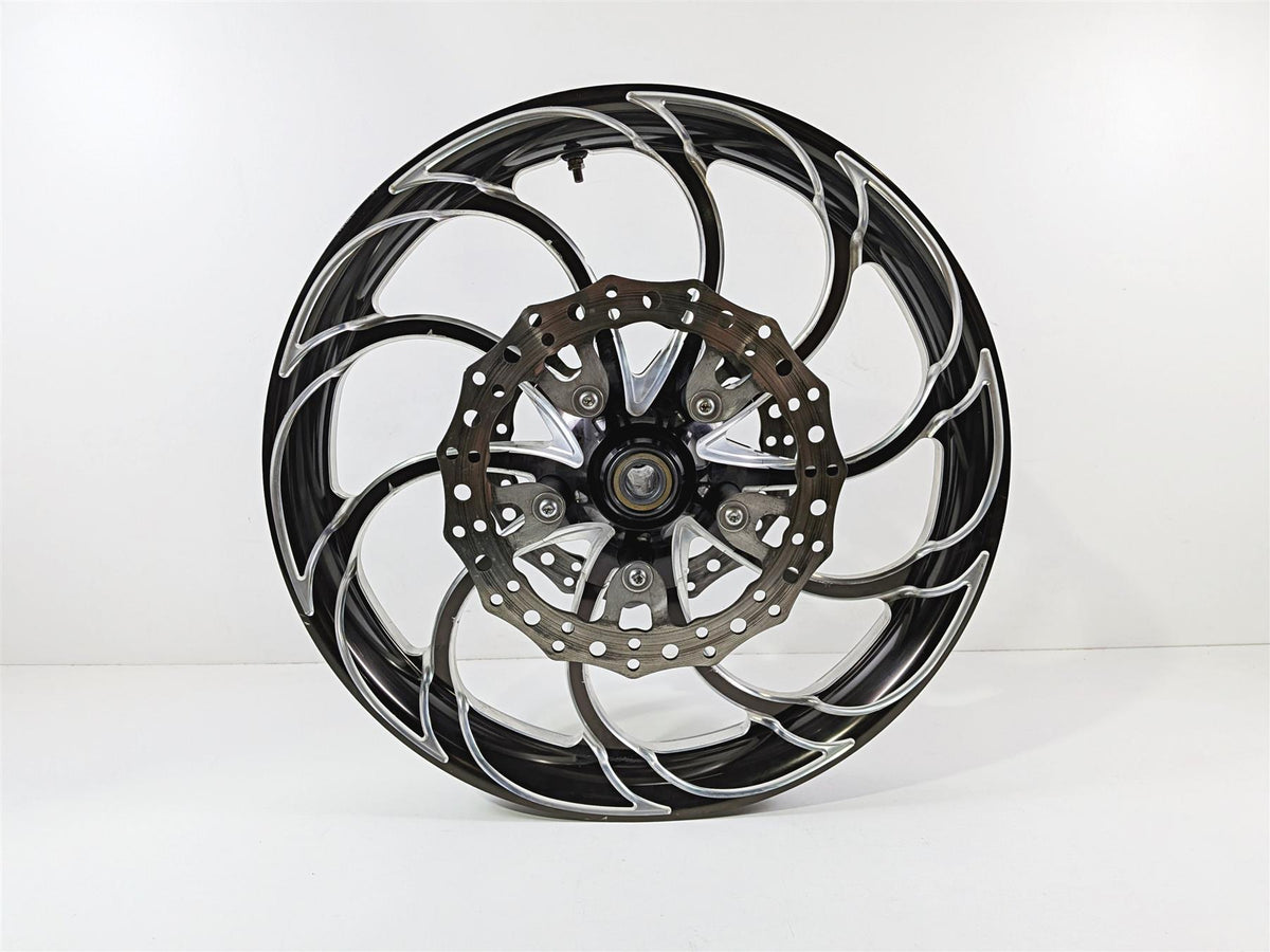 2017 Harley Touring FLHXS Street Glide Arlen Ness 21x3.5 Drift Front Wheel Rim & Rotors 71-568 {{ shop.shopifyCountryName }} - Mototech271