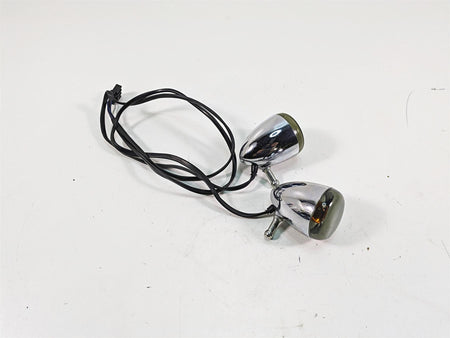 2006 Harley Sportster XL1200 Front Smoked Turn Signal Blinker Set 68972-00 {{ shop.shopifyCountryName }} - Mototech271