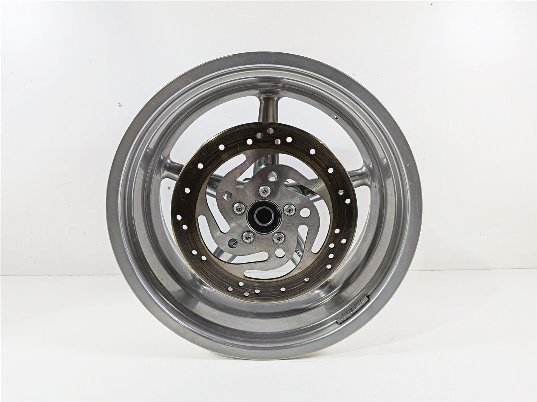 2009 Harley FXCWC Softail Rocker Straight 18x8 Rear Wheel Rim - Runout 41501-08 {{ shop.shopifyCountryName }} - Mototech271