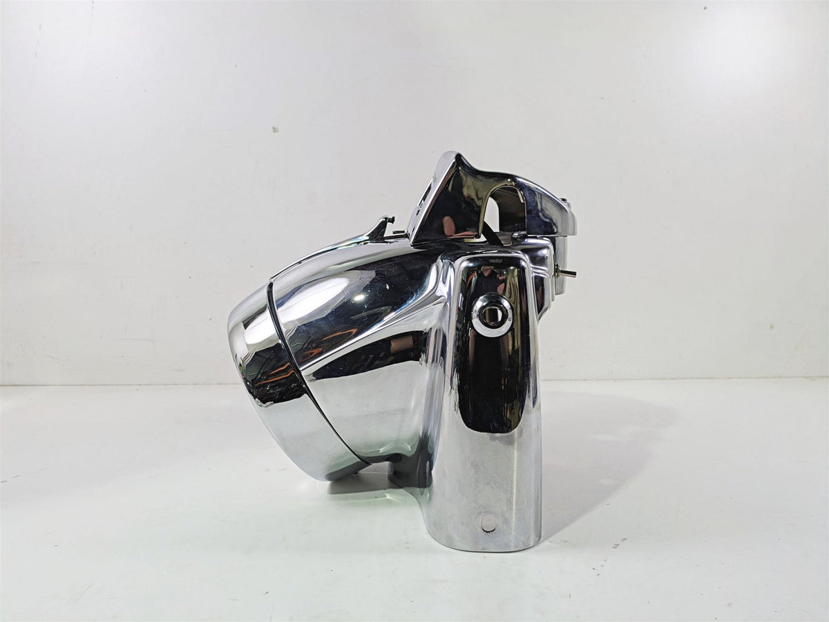 1998 Harley Touring FLHRCI Road King Chrome Headlight Nacelle Cover Set 67924-06 {{ shop.shopifyCountryName }} - Mototech271