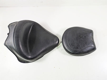 2014 Harley FLS Softail Slim Mustang Front Rear Wide Touring Seat Set 76752 {{ shop.shopifyCountryName }} - Mototech271