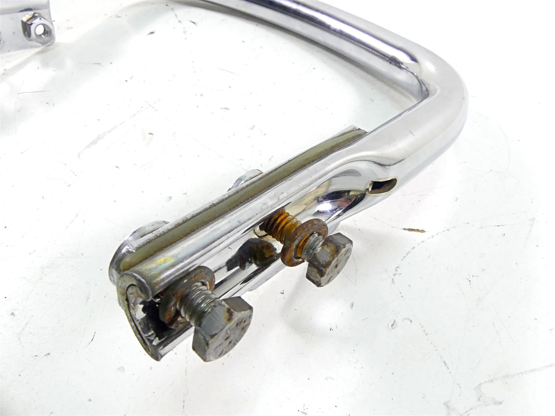 2008 Harley Touring FLHX Street Glide Rear Bumper Fender Chrome Support Rail {{ shop.shopifyCountryName }} - Mototech271