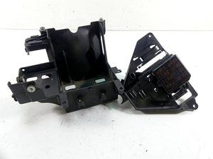 2011 Harley Touring FLTRX Road Glide Battery Tray Electrical Holder Set 66281-09 | Mototech271