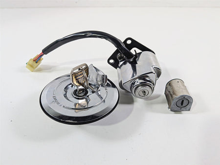 2003 Honda V-Twin VTX1800 C Ignition Switch Key Lock Tank Cap Set 35010-MCH-010 {{ shop.shopifyCountryName }} - Mototech271