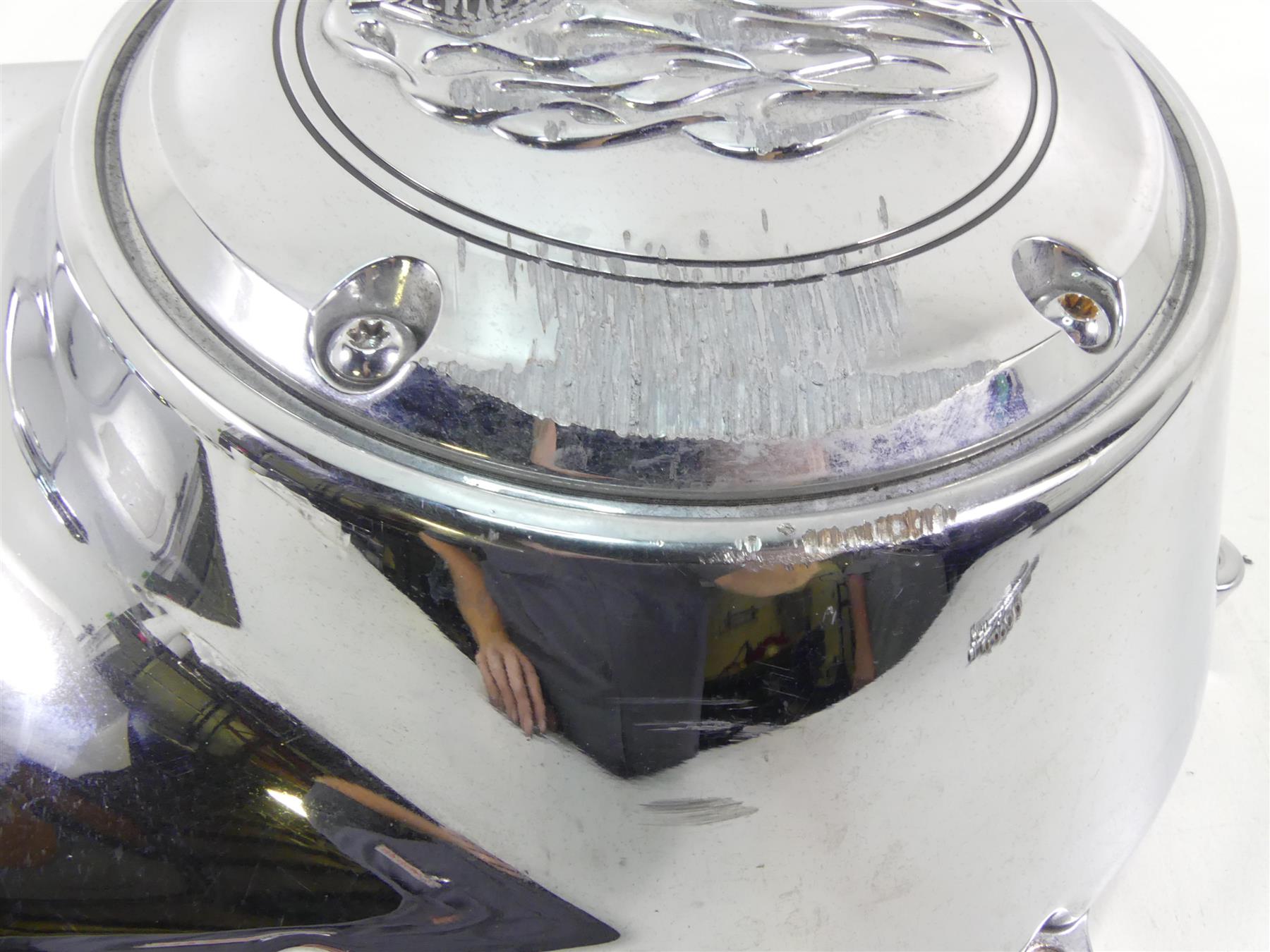 2009 Harley FXDL Dyna Low Rider Outer Primary Drive Clutch Cover 60761-06 {{ shop.shopifyCountryName }} - Mototech271