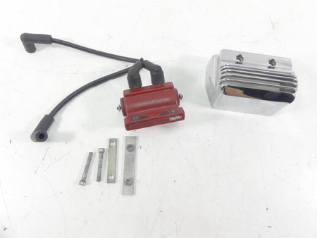 2001 Indian Centennial Scout Ignition Coil Wires Plugs & Chrome Cover 95-379 {{ shop.shopifyCountryName }} - Mototech271