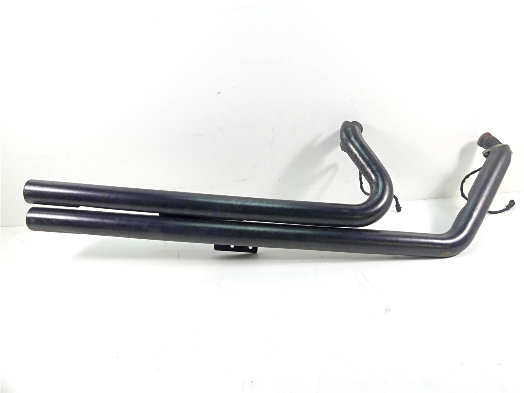 2011 Harley Softail FXS Blackline Black Long Shots Exhaust Header Muffler Set {{ shop.shopifyCountryName }} - Mototech271