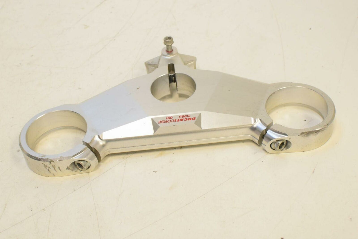 2010 Ducati 1198 S Corse Upper Triple Tree Steering Clamp #051 34110721A {{ shop.shopifyCountryName }} - Mototech271